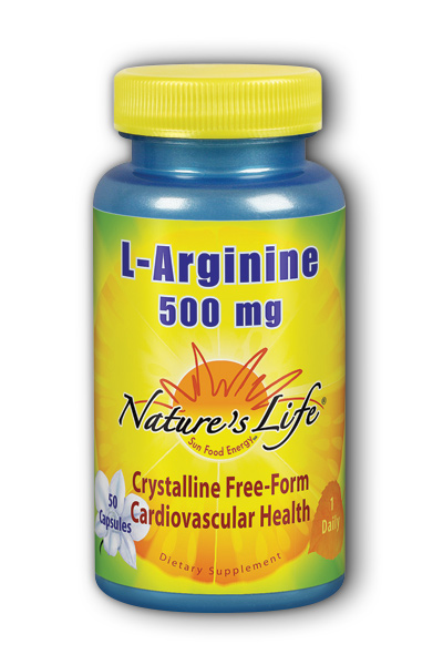 Natures Life: L-Arginine, 500 mg 50ct
