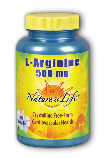 Natures Life: L-Arginine, 500 mg 100ct