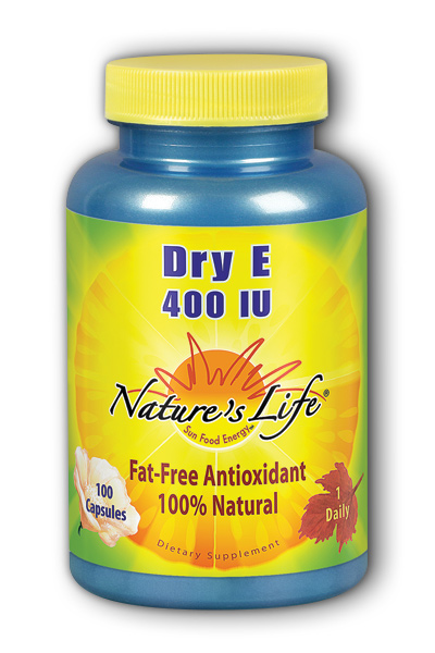 Natures Life: Dry E, 400 IU 100ct