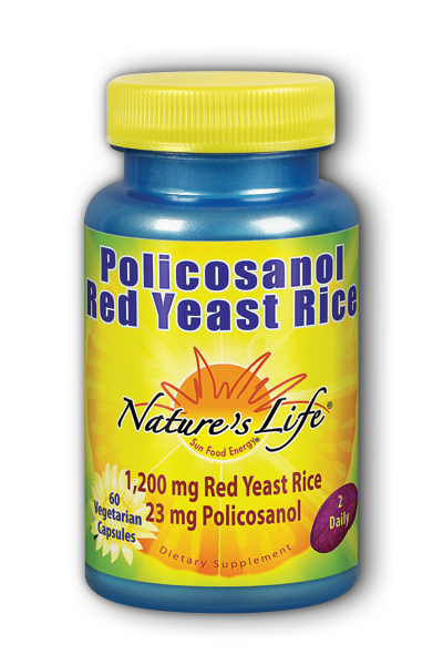 Natures Life: Policosanol and Red Yeast Rice 60ct