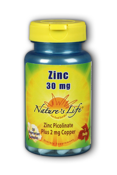 Natures Life: Zinc 30 mg Picolinate 50ct