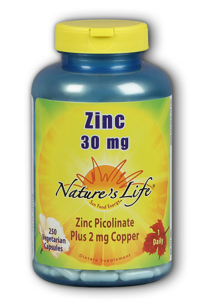 Natures Life: Zinc 30 mg Picolinate 250ct