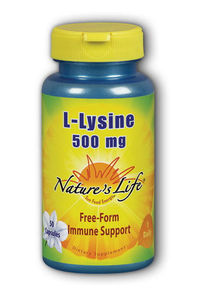 Natures Life: L-Lysine, 500 mg 50ct