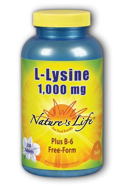 L-Lysine, 1,000 mg 250ct from Natures Life