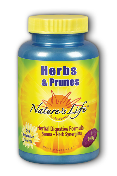 Natures Life: Herbs & Prunes Laxative 250ct
