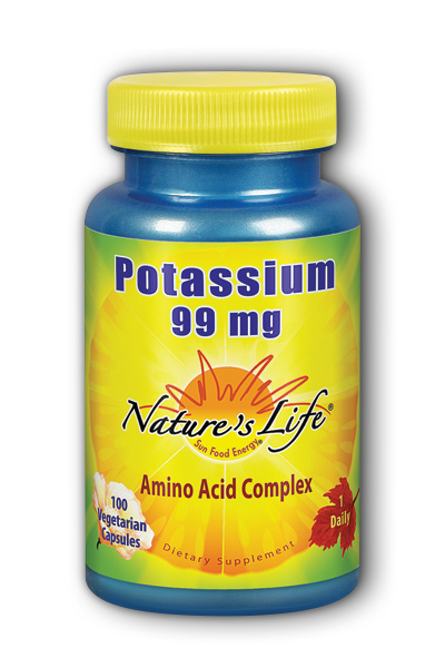 Natures Life: Potassium, 99 mg 100ct