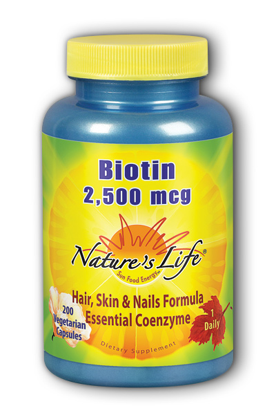 Natures Life: Biotin 2500 mcg 200ct 2500mcg