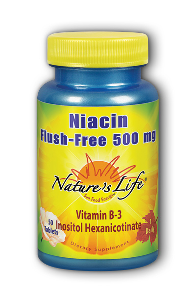Natures Life: Flush-Free Niacin, 500 mg 50ct