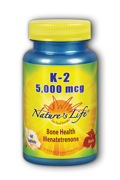 Natures Life: Vitamin K-2 5000 mcg 60 Tablets