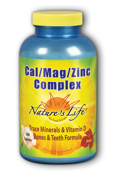 Natures Life: Cal Mag Zinc Complex 360 tabs