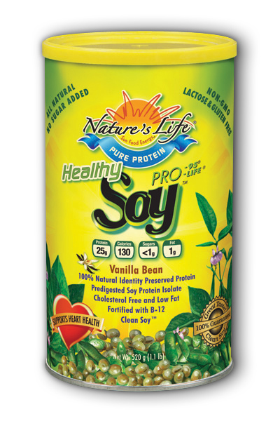 Natures Life: Healthy Soy Protein Vanilla 1lb