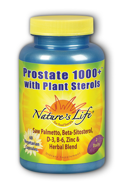 Nature's Life: Prostate 1000 Plus With Plant Sterols 60 VegCaps