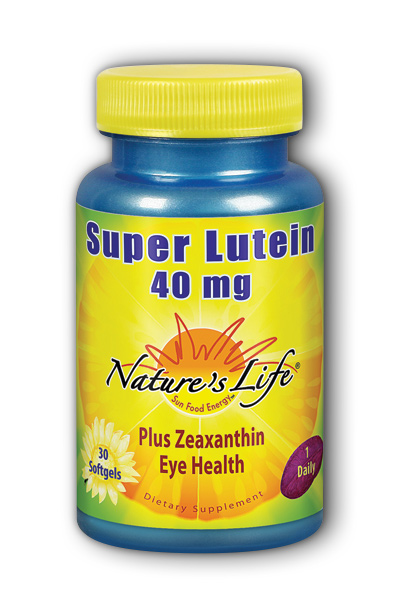 Natures Life: Super Lutein 40mg Plus Zeaxanthin 30 Softgels