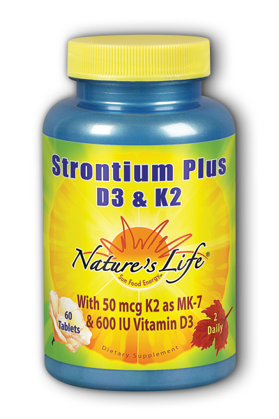 Natures Life: Strontium Plus D And K 60 Tabs