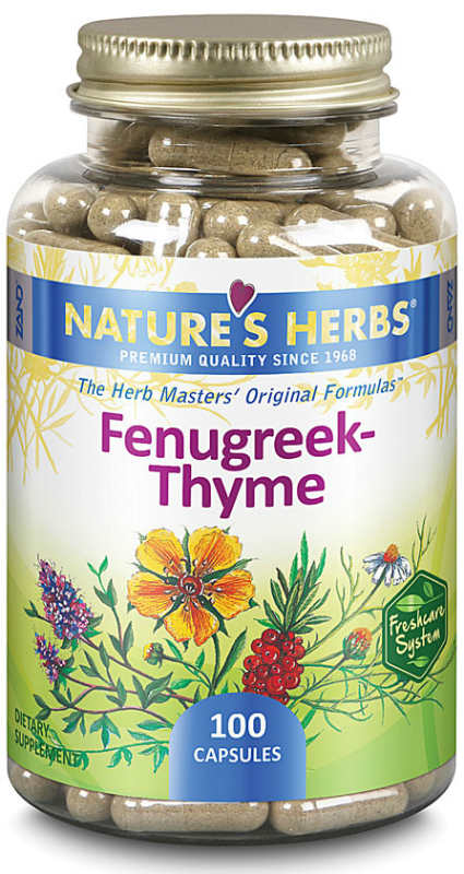 NATURE'S HERBS: Fenugreek-Thyme 100 capsule
