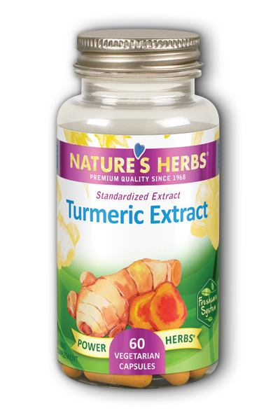 Nature's Herbs: Turmeric Extract 60 ct
