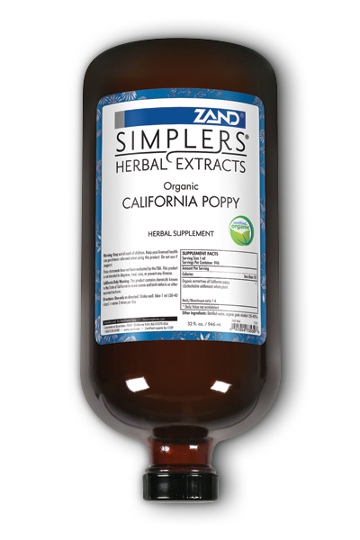 Zand: California Poppy Organic 32 oz Liquid