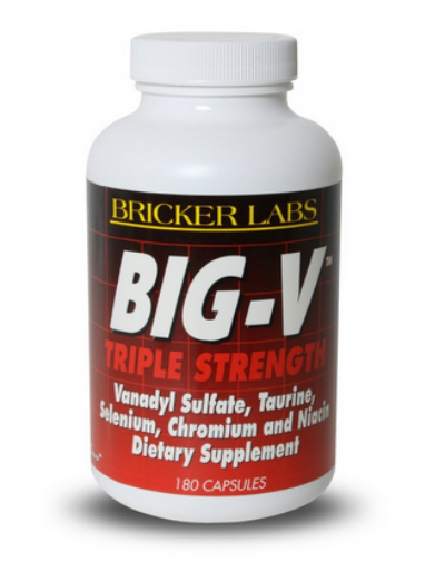 BRICKER LABS: Big V Triple 30 mg 180 capsule