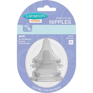 LANSINOH LABORATORIES INC: Fast Flow Nipples 2 cts