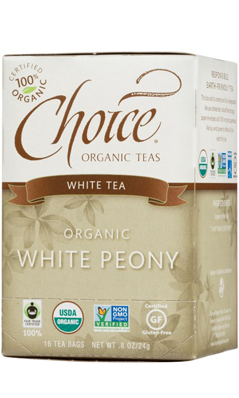 CHOICE ORGANIC TEAS: White Peony 16 bag