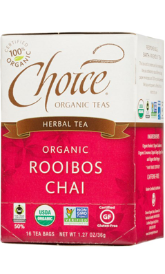 CHOICE ORGANIC TEAS: Rooibos Chai 16 bag