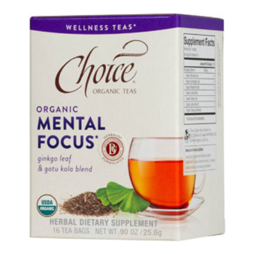 CHOICE ORGANIC TEAS: Wellness Mental Focus Tea 16 bag