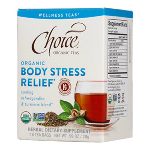 CHOICE ORGANIC TEAS: Wellness Body Stress Relief Tea 16 bag