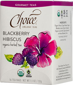CHOICE ORGANIC TEAS: Blackberry Hibiscus 16 bag
