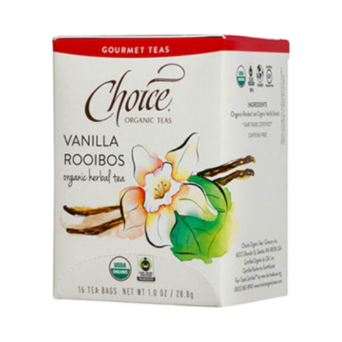 CHOICE ORGANIC TEAS: Vanilla Rooibos 16 bag