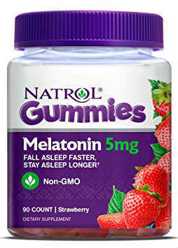 NATROL: Melatonin 5mg Gummies Strawberry Flavor 90 ct