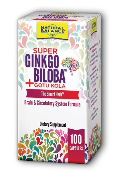 NATURAL BALANCE: Super Ginkgo Biloba Plus Gotu Kola 100 capsule