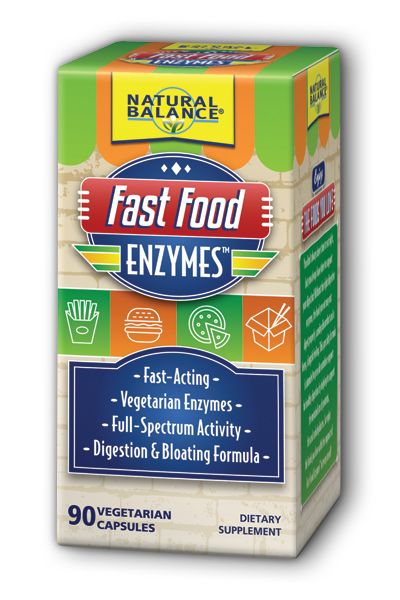 Natural Balance: Fast Food Enzymes 90 Vcp