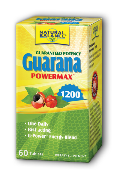 Natural Balance: Guarana 1200 PowerMax 60 ct 1200 mg