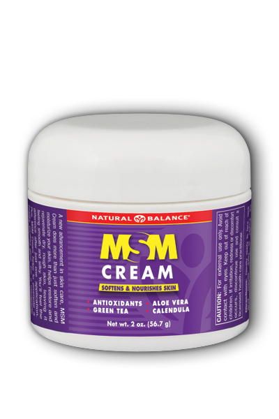 Natural Balance: MSM Cream 2oz
