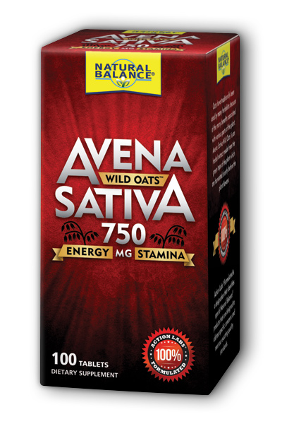 NATURAL BALANCE: Avena Sativa 750mg 100 tablet