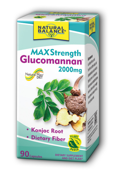 Natural Balance: Glucomannan MAX Strength 90ct 2000mg