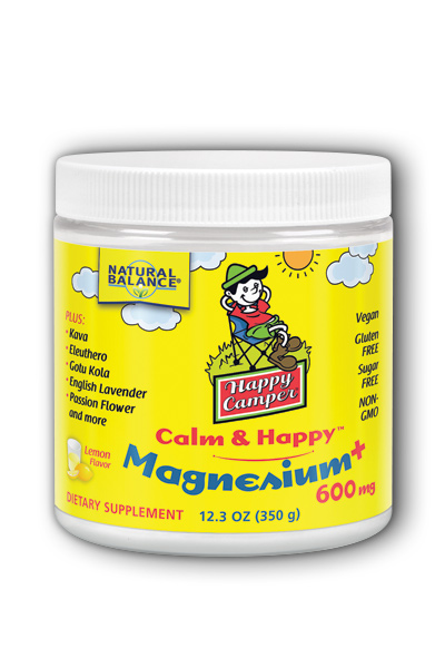 Natural Balance: Happy Camper Calm & Happy Magnesium (Lemon) 350 g Pwd