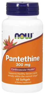PANTETHINE 300MG   60 SGELS 1 from NOW
