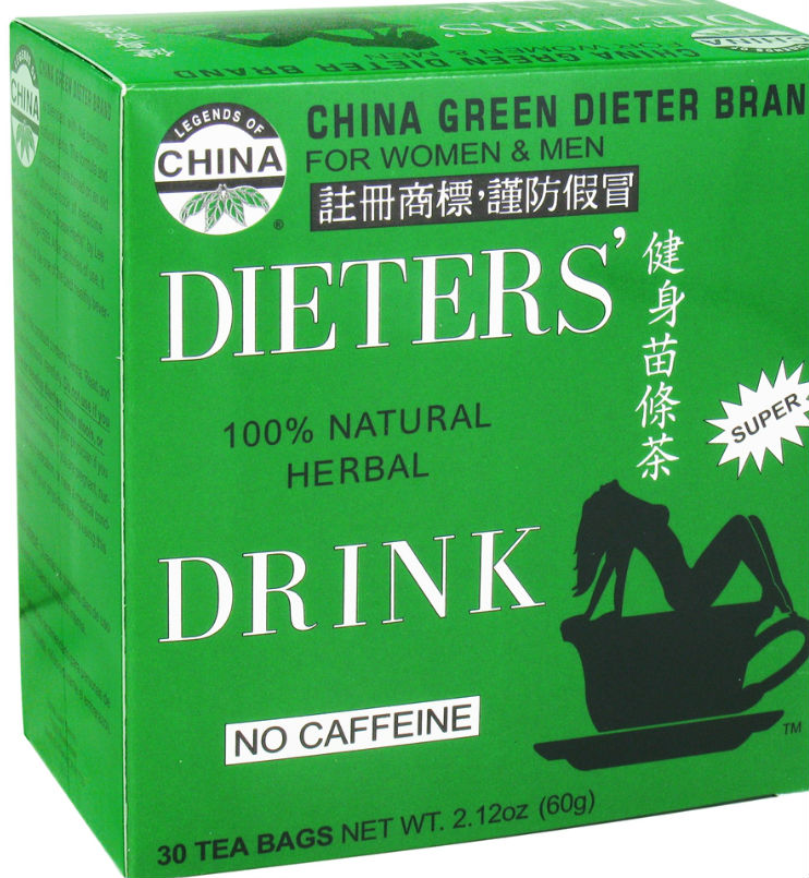 UNCLE LEE'S TEA: Dieters Tea China Green 12 bag