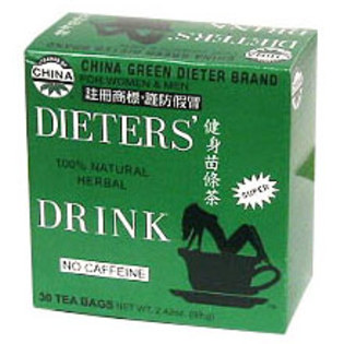 UNCLE LEE'S TEA: Dieters Tea China Green 30 bag