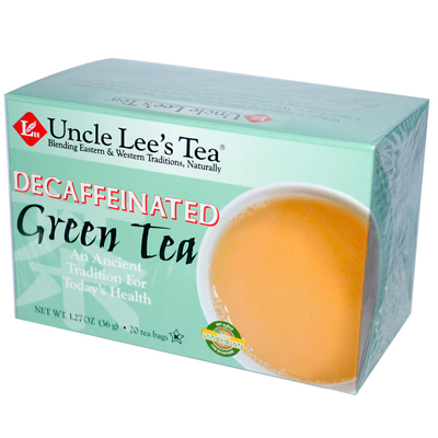 UNCLE LEE'S TEA: Decaf Green Tea 20 bag