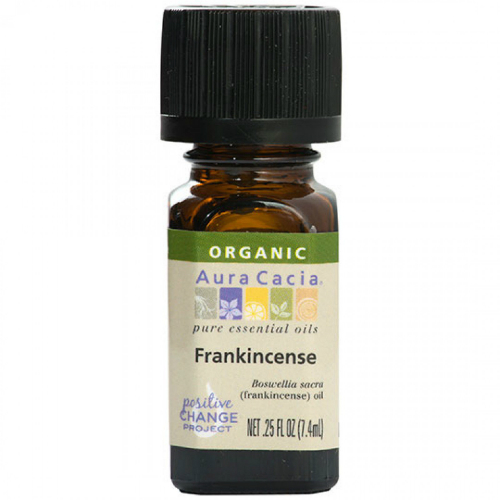 AURA CACIA: Organic Essential Oil Frankincense 0.25 oz