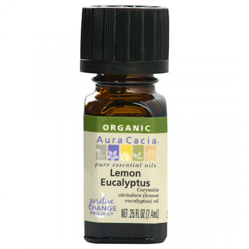 Organic Essential Oil Lemon and Eucalyptus 0.25 oz from AURA CACIA