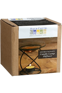 SPIRAL CANDLE LAMP BLACK 1UNIT from AURA CACIA