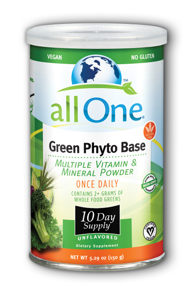 ALL-ONE (NUTRI-TECH): Green Phyto-Base Powder 10 Day Supply 5.29 oz