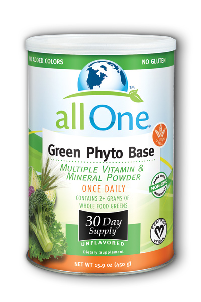 ALL-ONE (NUTRI-TECH): Green Phyto-Base Powder 30 Day Supply 15.9 oz