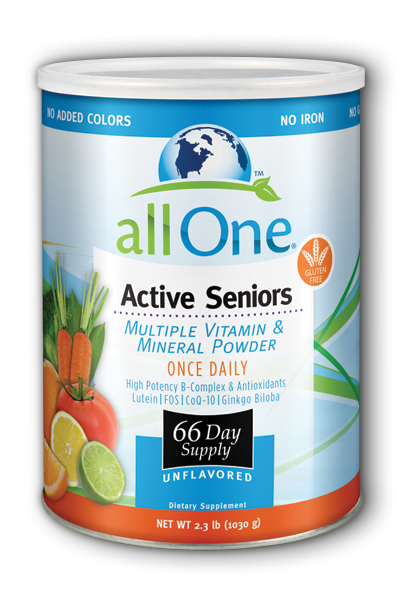 ALL-ONE (NUTRI-TECH): Active Seniors Formula 66 Day Supply 2.2 lb