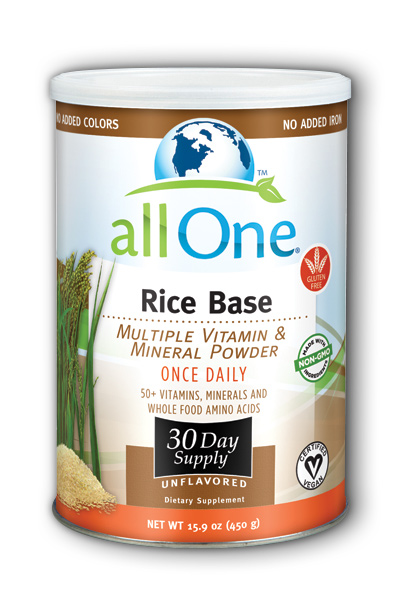 ALL-ONE (NUTRI-TECH): Nutrient Powder Milk-Free Rice Base 30 Day Supply 15.9 oz