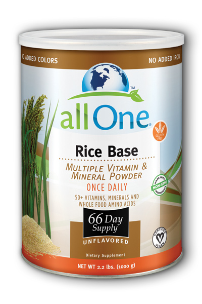 ALL-ONE (NUTRI-TECH): Nutrient Powder Milk-Free Rice Base 66 Day Supply 2.2 lb