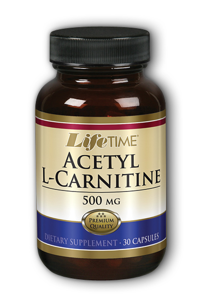 Life Time: Acetyl L-Carnitine 500mg 30  Cap